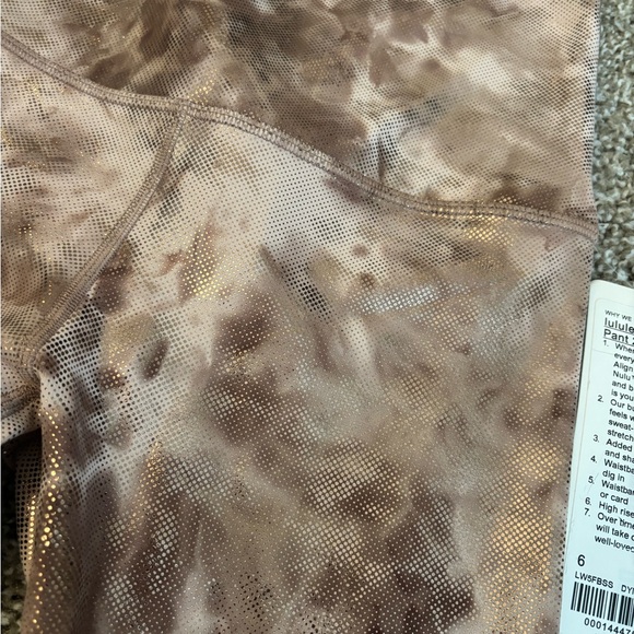 NWT Lululemon Align HR Pant 25” Shine (size 6) - Picture 3 of 6